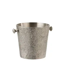 Buy Best Quality Durable Metal Champagne Bucket With Hammered Design Customized Sizes And Color For Parties And Bars