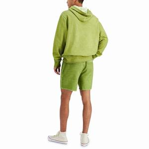 Ensembles de sweat à capuche et de shorts pour hommes à logo personnalisé le plus vendu ensemble de sweat à capuche et de shorts pour hommes de deux pièces pour adultes - Product Image 3