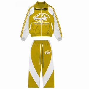 Streetwear personnalisé Survêtement Ensemble Deux Pièces À Capuche Et Joggers Coupe Surdimensionnée Mode Sportswear En Gros Pour Hommes Femmes - Product Image 1