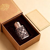 Minyak Attar Oud Essence Zamac Cap Essence Arab Dubai Mewah 3ml Botol Kaca Dengan Tongkat Kaca