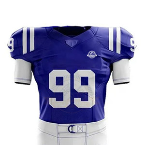 ชุดอเมริกันฟุตบอลผู้ใหญ่แบบใหม่ แขนสั้น คุณภาพสูง โพลีเอสเตอร์ 100% ปรับแต่งได้ ดีไซน์ล่าสุด ระบายอากาศได้ดี - Product Image 3