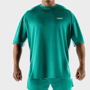 Camiseta personalizada 100% algodón lavada con ácido para hombre, Camiseta holgada con hombros caídos y diseño impreso, Disponible en tallas - Product Image 4