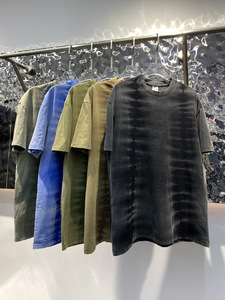 Camiseta lavada con ácido con logotipo personalizado 100% algodón Unisex piedra ácido camiseta de gran tamaño personalizada camiseta Vintage para hombres DDP envío - Product Image 3