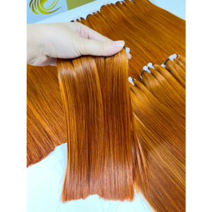 Vierge bonestraight Hot-Trending Extensions de cheveux Remy vietnamiens personnalisables Faisceaux de trame Perruque Toupet dans des couleurs et des longueurs chaudes - Product Image 4