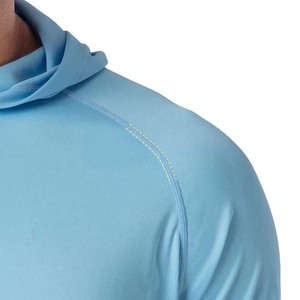 Sudadera con capucha de pesca de poliéster 100% Upf 50, camisa de pesca con capucha, sudaderas con capucha de pesca de algodón 100%, sudaderas transpirables con bolsillos para hombres - Product Image 5