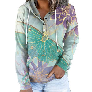 Meilleures ventes Sweats à capuche élégants pour femmes, vêtements, sweats à capuche surdimensionnés pour femmes, nouveauté - Product Image 4