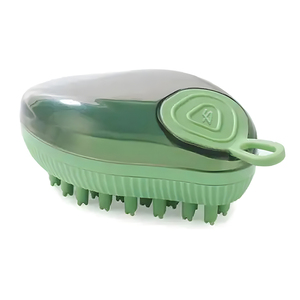 Spazzola da Bagno di Lusso in Plastica con Portasapone Ricaricabile, Spazzola per Doccia per Cani e Gatti, per Pulizia e Toelettatura degli Animali Domestici - Product Image 4