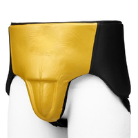 Protège-entrejambe de boxe professionnel POWER FIGHTER de haute qualité, couleur unie personnalisée, en coton respirant, sécurité sportive, logo personnalisé