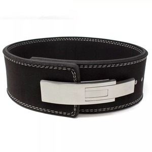 GAF Ceinture de gymnastique professionnelle en cuir pour levage de puissance confortable avec boucle à levier rapide de haute qualité à bas prix - Product Image 1