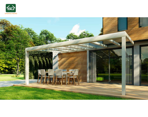 Véranda d'extérieur moderne Pare-soleil Polycarbonate Terrassendach Terrasse Auvent Patio Cover - Product Image 6