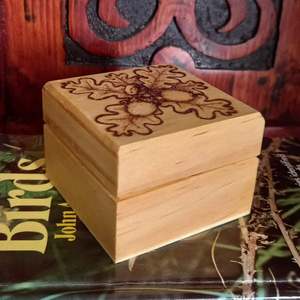 Boîte à bijoux en bois faite à la main vente chaude cadeaux et artisanat boîtes en bois signes muraux fabriqués en inde - Product Image 6