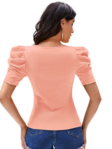 High Demand Exclusive Knitting Short Tank T-<b>Shirt</b> Premium Indian Boutique's <b>Shirt</b> Latest Regular Wear Comfortable Western Wear - Product Image 2