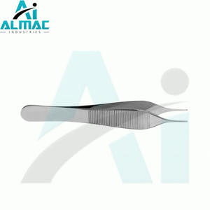 ALMAC nuevo Micro Adson pinzas de tejido juego de instrumentos quirúrgicos de acero inoxidable pinzas de pulgar manuales y pinzas de vendaje - Product Image 4
