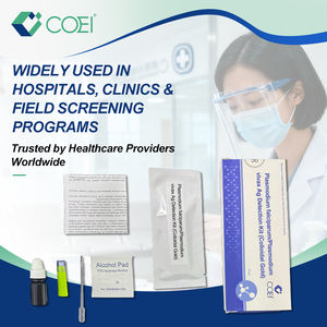 Kit de détection rapide de l'antigène du paludisme à double antigène Plasmodium haute sensibilité pour le diagnostic rapide du paludisme falciparum et vivax - Product Image 1