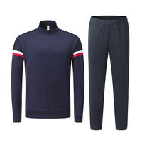 Nouveau modèle de survêtement de football pour adultes, uniforme de club de football, survêtement d'entraînement personnalisé pour hommes, jogging respirant en molleton 100% coton