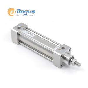 Cilindro Neumático de Acero Inoxidable con Amortiguación y Magnético de la Serie PRS 125 - Product Image 1