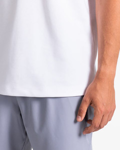 Wholesale OEM Custom <b>Embroidery</b> Crew Neck White Men Tank Tops Lightweight <b>material</b> Gym Training & Streetwear Tank Top For Men - Product Image 5