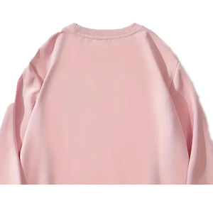 เสื้อสเวตเชิ้ตผู้หญิงแบบเป็นมิตรต่อสิ่งแวดล้อม ระบายอากาศได้ดี กันลม ผลิตจากโพลีเอสเตอร์/ผ้าฝ้าย น้ำหนัก 340 กรัม เหมาะสำหรับฤดูหนาว คอกลม แขนยาวปกติ ปักลาย - Product Image 4