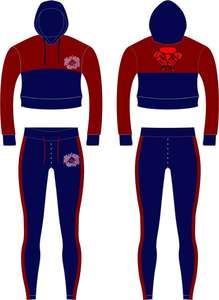 Chándal de cintura alta para mujer, elegante, de gran tamaño, con estampado de invierno, transpirable, con logotipo personalizado, servicio OEM, precio al por mayor - Product Image 6