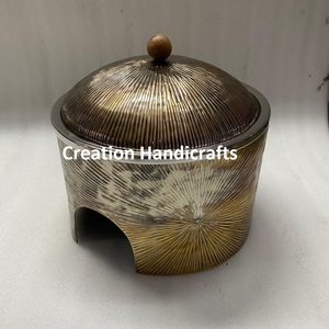 Nouveau design élégant de chauffe-plats en fil métallique, chauffe-plats, chauffe-plats et casserole avec finition noire et argentée pour le Ramadan - Product Image 2