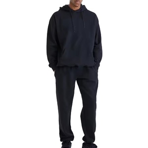 Unisex XL Ecológico Personalizado 3D Logo Trajes de chándal Transpirable Invierno Conjunto de dos piezas Chándales de lana Sudadera con capucha Pantalones de pila - Product Image 4