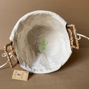 VGREENART <b>Bamboo</b> Knitting Basket with Handle-European Style - Product Image 6