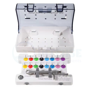 Kit de Implantes Dentales Quirúrgicos Intensivos de 16 Piezas, Juego de Herramientas de Destornillador y Llave Universal para Cirugía de Implantes - Product Image 6