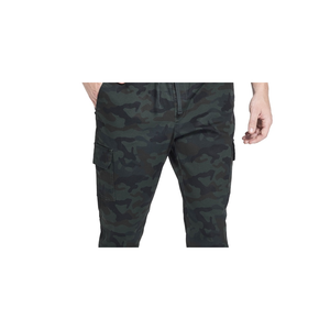 กางเกงคาร์โก้ลายพรางวินเทจสำหรับผู้ชาย กันน้ำ สีเขียว เอวยางยืด ทรงตรง ซิป ป้องกันรอยยับ ทรงหลวม ไซส์เล็ก XL 2XL 3XL 4XL 5XL - Product Image 2