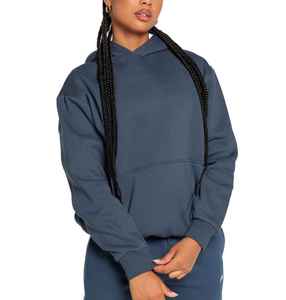 2024 sweat à capuche à manches longues gris sarcelle pour hommes sweat-shirt de Style hiver de haute qualité avec broderie personnalisée motif imprimé solide - Product Image 2