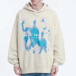 เสื้อฮู้ดทรงหลวมพิมพ์ลายโลโก้ของคุณเอง - Product Image 3