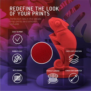 Filamento PLA Opaco WINKLE 1.75mm 1kg per Stampante 3D, Vendita all'Ingrosso, Facile da Stampare, Senza Deformazioni, Prodotto in Europa, Tolleranza 0.05mm, 60mm/s - Product Image 4