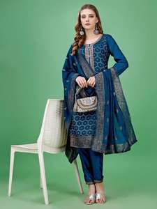 Harvey ไนลอนวิสโคส ลายลําดับและงานสัมผัสด้วยมือ ชุด Kurtis สําหรับผู้หญิง ขายออนไลน์ - Product Image 3