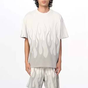Ensemble t-shirt à manches courtes décontracté pour hommes, vêtements d'extérieur respirants avec impression streetwear, vêtements décontractés - Product Image 5