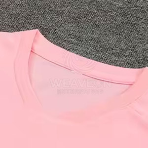 Design Your Own Custom High Quality Men's Adult Soccer Uniform Set Embossed 100% Polyester Breathable V-neck Short Sleeve - Product Image 4