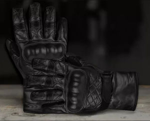 Gants de moto en cuir unisexe à doigts entiers pour moto Gants de moto de protection d'écran tactile décontractés et confortables pour l'extérieur - Product Image 5