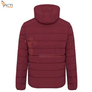 Venta al por mayor de chaquetas acolchadas con logotipo personalizado impreso para los hombres de calidad superior chaqueta acolchada hecha en Pakistán - Product Image 3