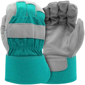 Guantes de seguridad de cuero de vaca de alto rendimiento, suaves y cómodos, resistentes a la abrasión para construcción y jardinería - Product Image 5
