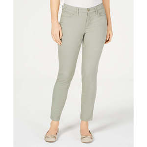 Jeans Skinny alla Caviglia Charter Club da Donna, Modello Bristol, Verde, Taglia 10 P, Denim Traspirante con Elementi di Moda Semplici - Product Image 1