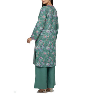 Ensemble shalwar kameez pakistanais pour femmes, kurta en coton, pyjama, tenue traditionnelle pakistanaise, sur mesure - Product Image 3