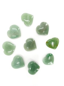Wholesale Selling Heart Shaped Green Aventurine <b>Crystal</b> Gemstone Hearts for Decoration Meditation - Product Image 2