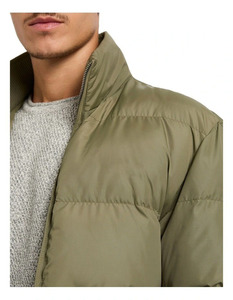 Haute qualité unisexe hiver doudoune chaud coupe-vent capuche décontracté isolé fermeture à glissière toile tissu broderie décoration - Product Image 3