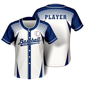 Meilleure vente en gros de l'usine Maillot de baseball Design gratuit Maillot de baseball personnalisé pour hommes fabriqué par cintre Impex - Product Image 1