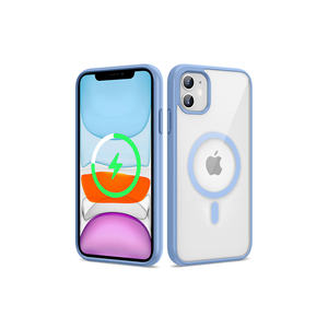 Funda de Silicona Líquida Premium Compatible con Magsafe para iPhone 11, Carga Inalámbrica Magnética, Funda Protectora para Teléfono Móvil - Product Image 1