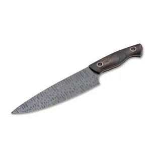 14.5 Inch Beste Keuze Van Custom Hand Gemaakt Damascus Keuken Koksmes Topkwaliteit Damascus Staal Keuken Koksmes