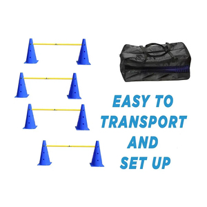 Equipo de entrenamiento de agilidad para perros, poste de tejido de anillo de salto, obstáculos ajustables, incluye túnel - Product Image 2