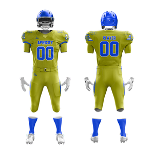 Camiseta de práctica de fútbol americano de malla ligera personalizada, Camiseta corta transpirable de talla grande para entrenamiento de equipos, sublimada personalizada - Product Image 2