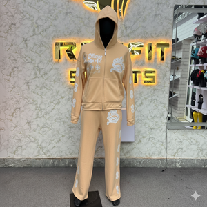 Top Vente Bon Matériel Conception Populaire Demande Du Client Bas Prix Zipper Survêtement Pour Hommes Style Unique Nouveau Design Hommes Survêtements - Product Image 5