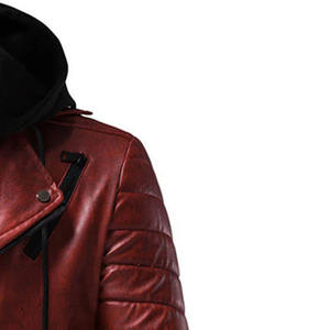 Veste en cuir véritable de qualité supérieure avec un design élégant coutures durables coupe confortable. pour une tenue décontractée ou formelle taille XS - Product Image 5