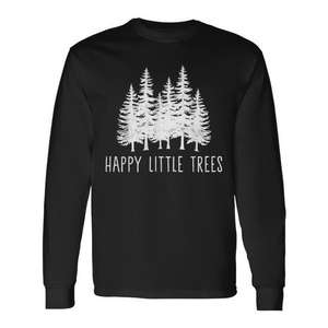 Adorable T-shirt classique à manches longues pour les amoureux de la forêt, article promotionnel Happy Little - Product Image 1