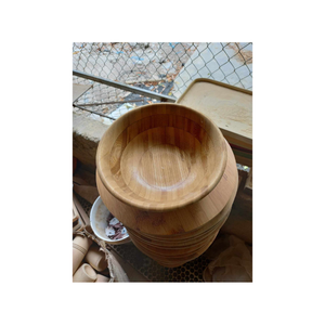 Large Handmade <b>Bamboo</b> Salad <b>Bowl</b> Eco Friendly Serving <b>Bowl</b> for Kitchen and Dining Natural <b>Bamboo</b> Material Durable and Stylish - Product Image 1